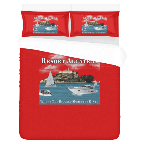Resort Alcatraz 3-Piece Bedding Set