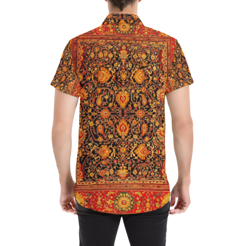 PERSIAN PATTERNS Men's All Over Print Short Sleeve Shirt (Model T53)