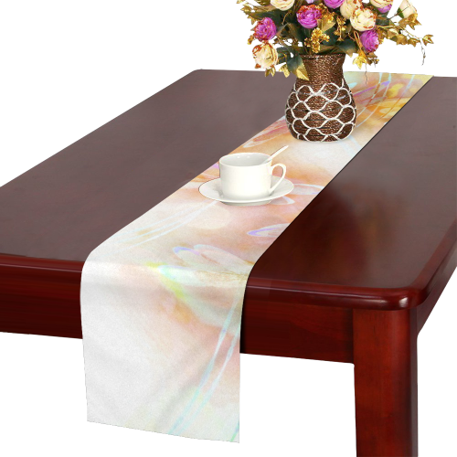 Watercolor dragonflies Table Runner 14x72 inch