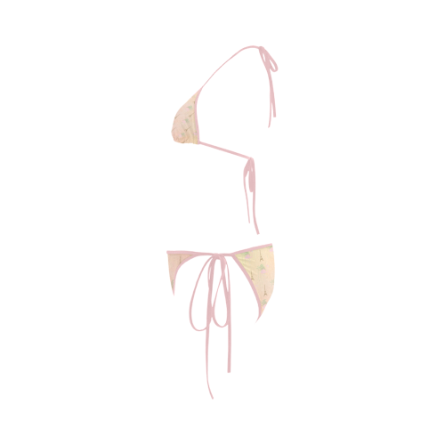 Parisian Flamingoes Custom Bikini Swimsuit