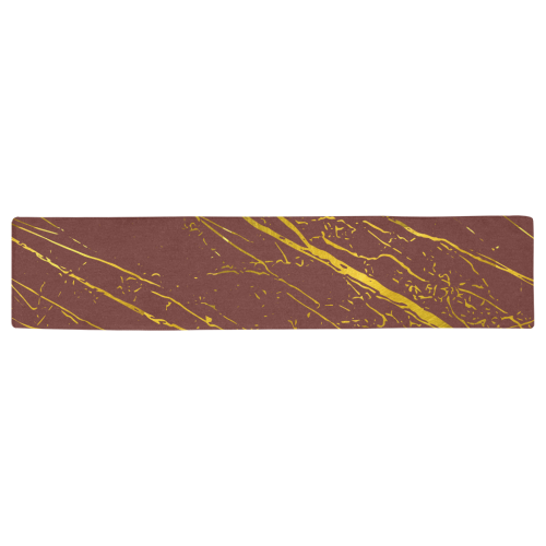 Golden Fired Brick Table Runner 16x72 inch