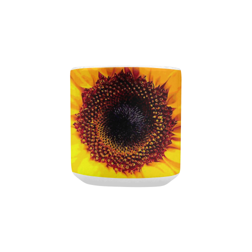 Sunny Sunflower - The Nature Is Shining Heart-shaped Morphing Mug