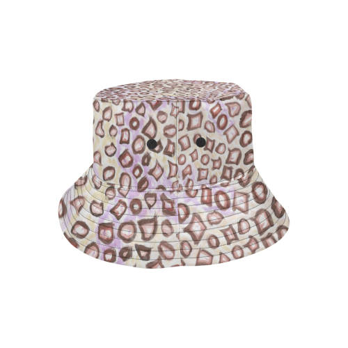 Leopard Skin Art Hat All Over Print Bucket Hat