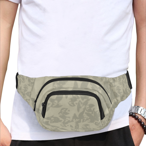 Eagle Taupe Gray Fanny Pack/Small (Model 1677)