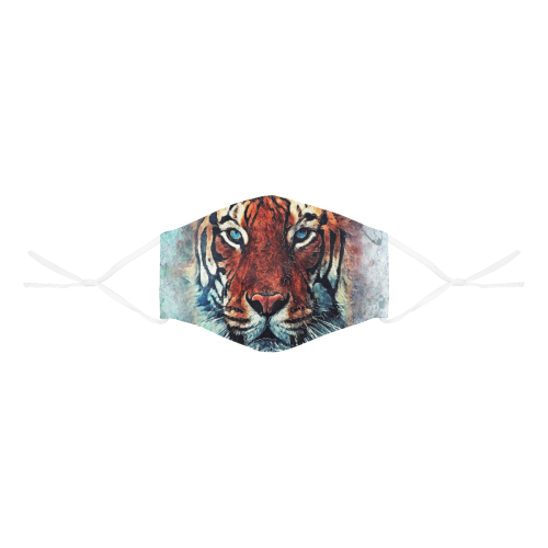tiger 3D Mouth Mask with Drawstring (Pack of 3) (Model M04)