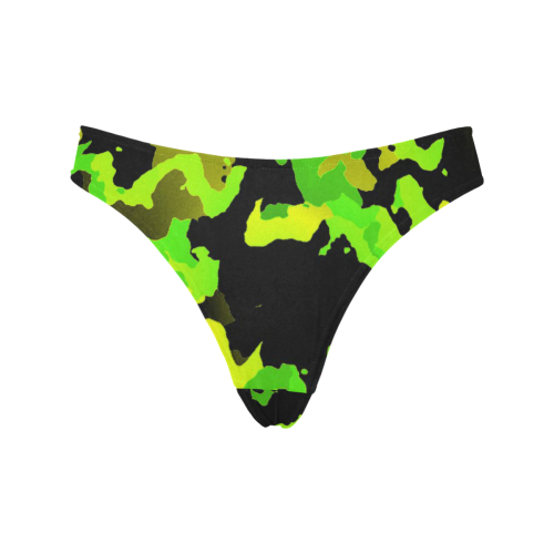 new modern camouflage E by JamColors Women's All Over Print Thongs (Model L30)