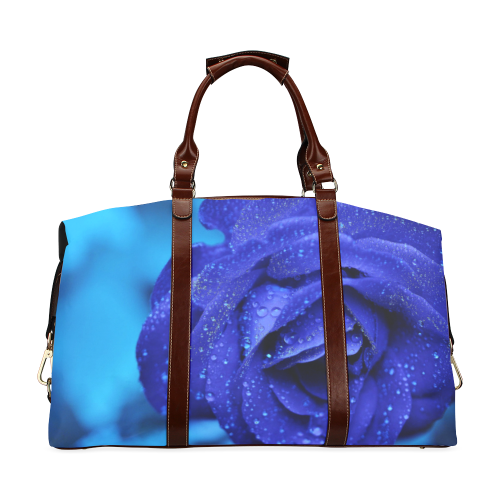 Blue rose Classic Travel Bag (Model 1643) Remake
