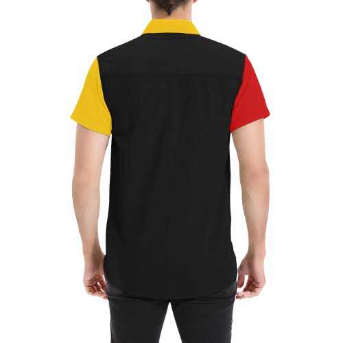 Mix by Artdream Men's All Over Print Short Sleeve Shirt (Model T53)