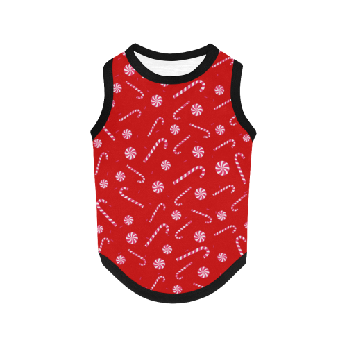 Candy CANE - RED All Over Print Pet Tank Top