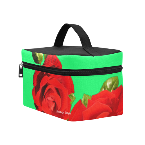 Fairlings Delight's Floral Luxury Collection- Red Rose Lunch Bag/Large 53086a18 Lunch Bag/Large (Model 1658)