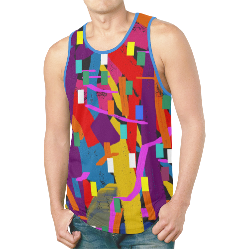 CONFETTI NIGHTS 2 New All Over Print Tank Top for Men (Model T46)