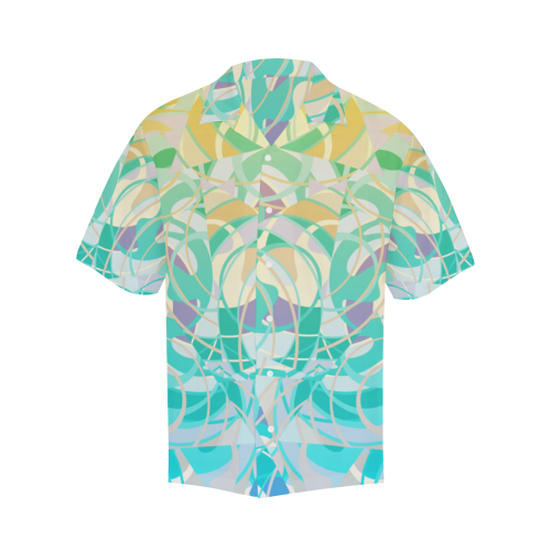 Summer Beach Days Abstract Hawaiian Shirt (Model T58)