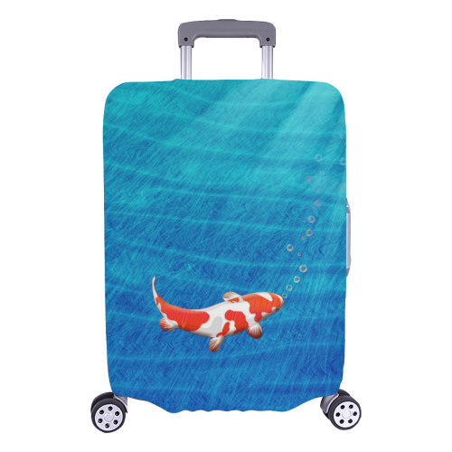 the last koi Luggage Cover/Large 26"-28"