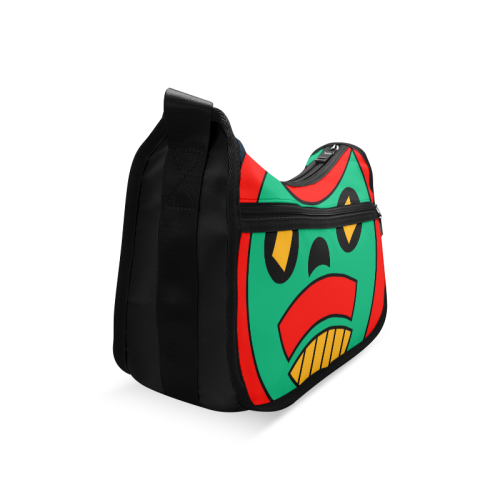 African Scary Tribal Crossbody Bags (Model 1616)