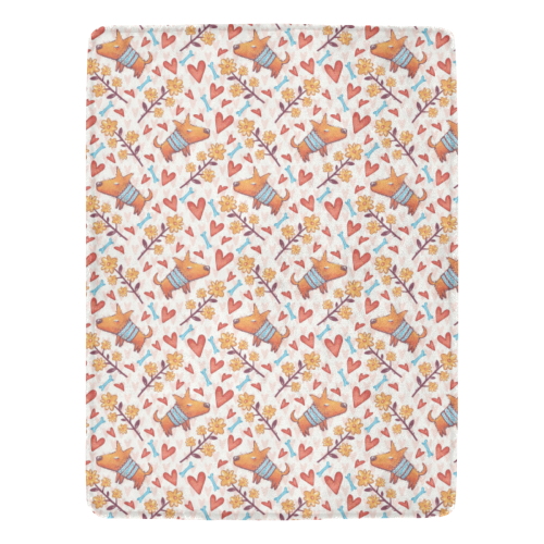 Cute Dog Ultra-Soft Micro Fleece Blanket 60"x80"