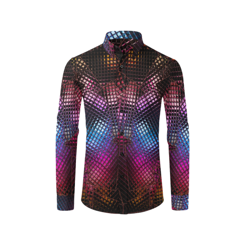Dark Light by Artdream Men's All Over Print Casual Dress Shirt (Model T61)