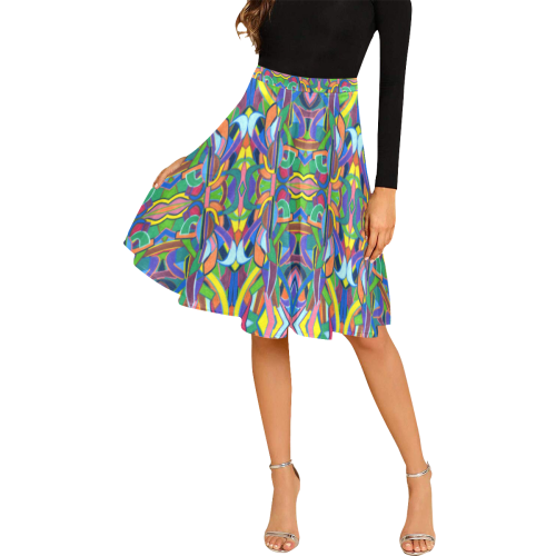 Hanahpu Melete Pleated Midi Skirt (Model D15)