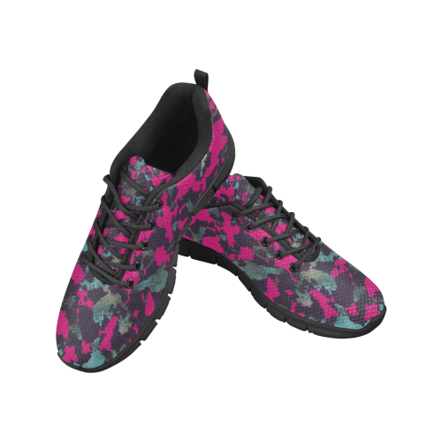 BROMBERRY CAMOUFLAGE WOODLAND WOMEN Women's Breathable Running Shoes (Model 055)