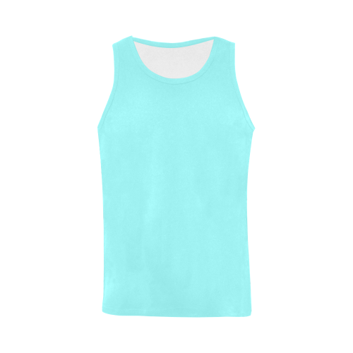 color ice blue All Over Print Tank Top for Men (Model T43)