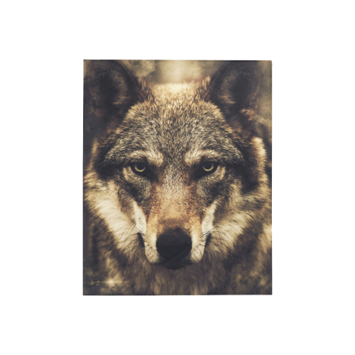 Wolf 2 Animal Nature Quilt 40"x50"