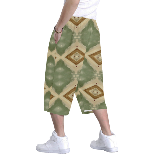 Geometric Camo Men's All Over Print Baggy Shorts (Model L37)