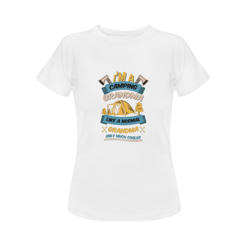 I'M A Camping Grandma Women's T-Shirt in USA Size (Front Printing Only)