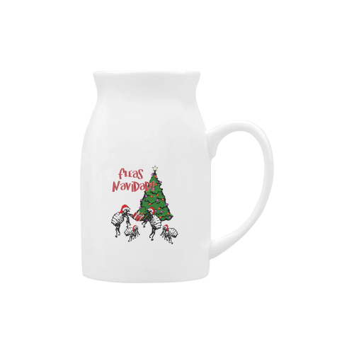 Christmas Fleas Feliz Navidad Milk Cup (Large) 450ml