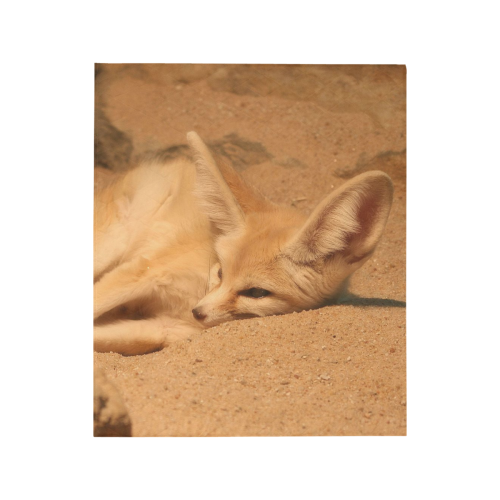 Fennec Fox by JamColors Quilt 50"x60"
