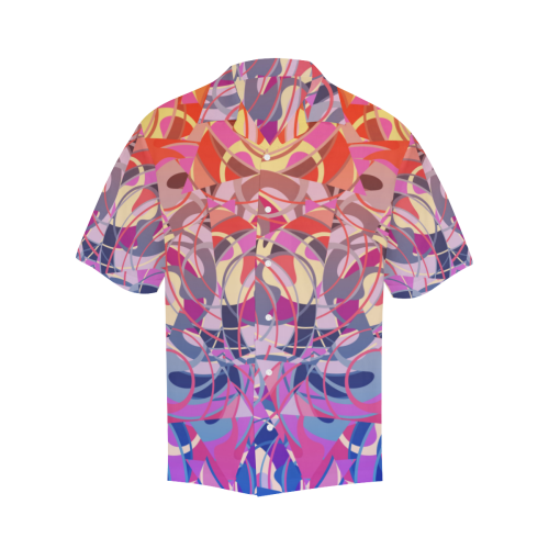 Summer Sunset Abstract Hawaiian Shirt (Model T58)