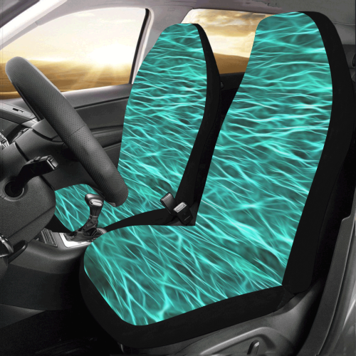 Water of Neon Car Seat Covers (Set of 2)