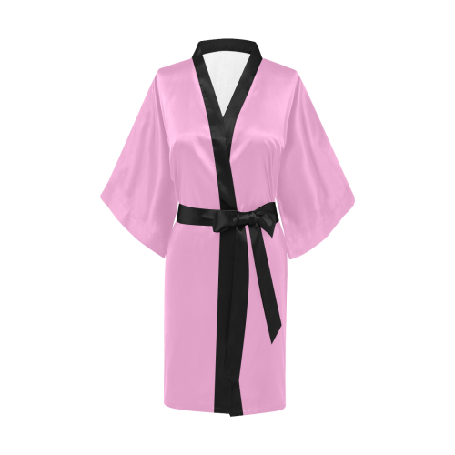 Dolphin Love Royal Pink/Black Kimono Robe