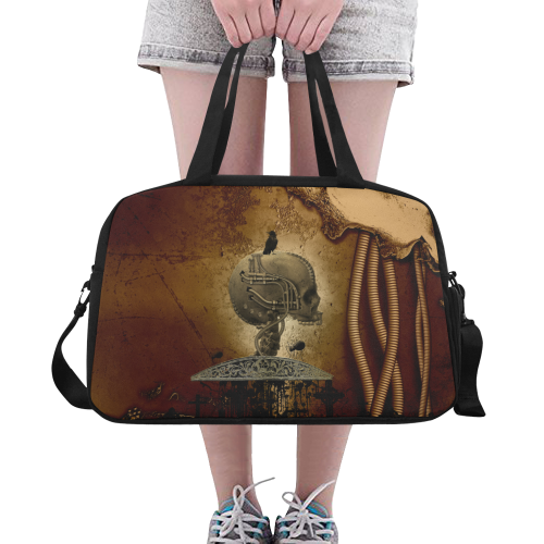 Mechanical skull Fitness Handbag (Model 1671)