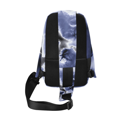 Winter Fractal 3 by JamColors Chest Bag (Model 1678)