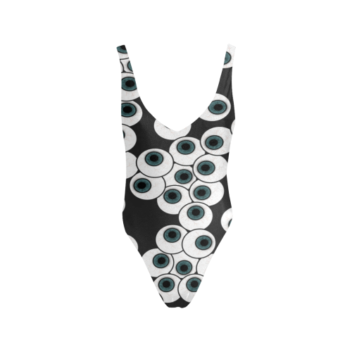 Eyeballs - Eyeing You Up! Sexy Low Back One-Piece Swimsuit (Model S09)