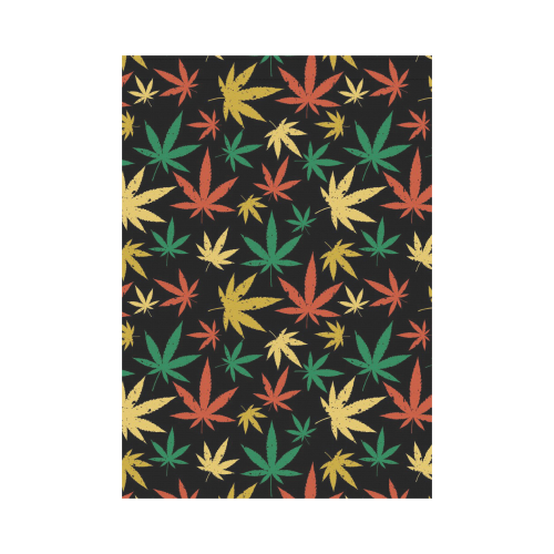 Cannabis Pattern Garden Flag 28''x40'' （Without Flagpole）