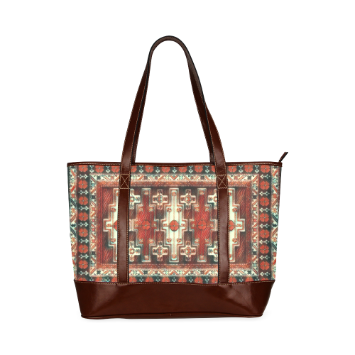 Armenian Folk Art Tote Handbag (Model 1642)