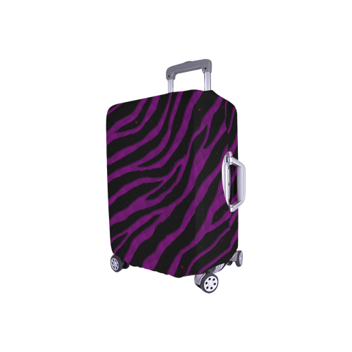 Ripped SpaceTime Stripes - Purple Luggage Cover/Small 18"-21"
