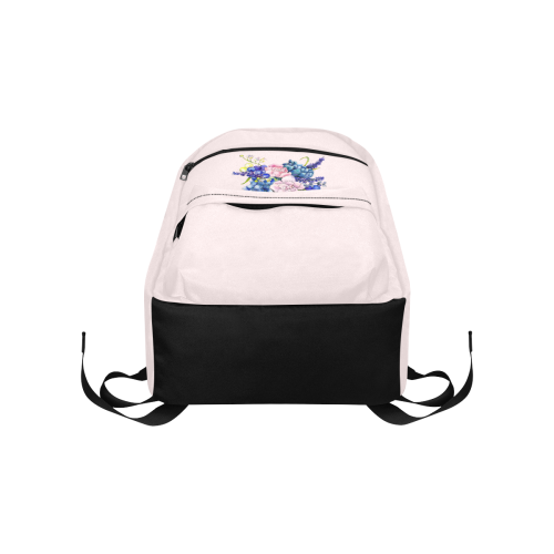 Floral  - Flowers Large Capacity Travel Backpack (Model 1691)