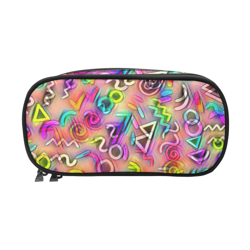 funky doodle 219B by JAMColors Pencil Pouch/Large (Model 1680)
