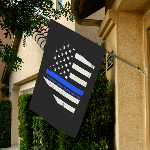 Arizona Blue Lives Matter Garden Flag 28''x40'' （Without Flagpole）