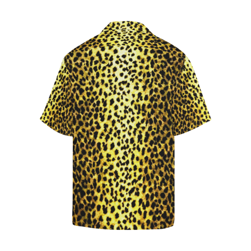 LEOPARD faux fur animal print 1 Hawaiian Shirt (Model T58)