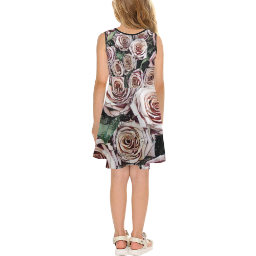 Impression Floral 9196 by JamColors Girls' Sleeveless Sundress (Model D56)