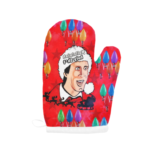 Best Christmas by Nico Bielow Oven Mitt (Two Pieces)
