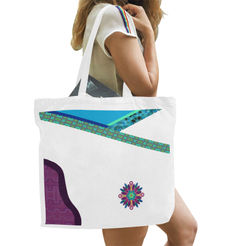 DeliAh by Vaatekaappi Canvas Tote Bag/Large (Model 1702)