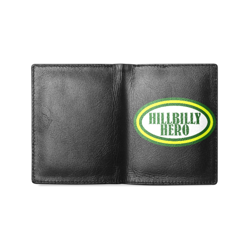 Hillbilly hero Men's Leather Wallet (Model 1612)
