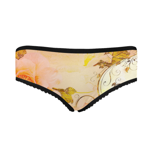 Beautiful flowers in soft colors Women's All Over Print Classic Briefs (Model L13)