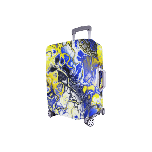 awesome fractal 35A by JamColors Luggage Cover/Small 18"-21"