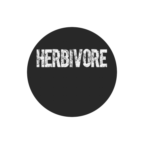 Herbivore (vegan) Round Mousepad