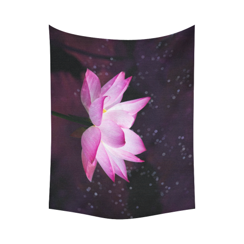 magical lotus Cotton Linen Wall Tapestry 80"x 60"