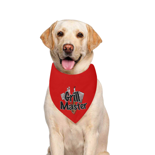 King of the Grill - Grill Master Pet Dog Bandana/Large Size